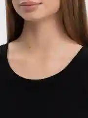 Черный майка женская, топ в рубчик