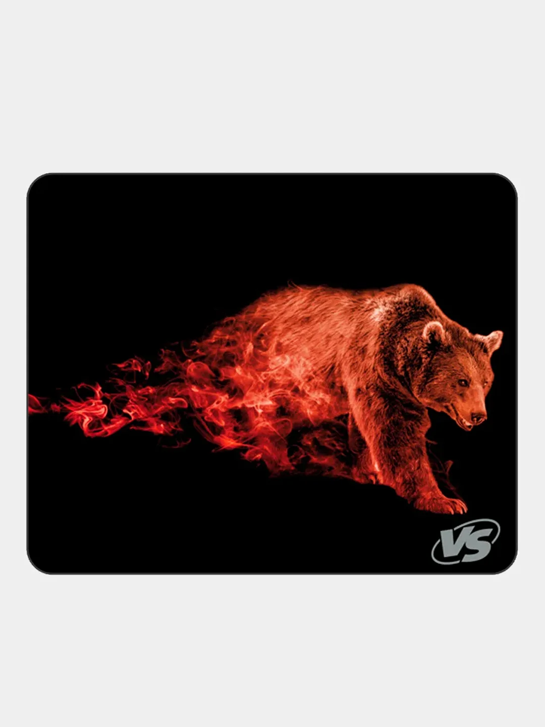Алый коврик игровой для мыши "Flames", 320 х 240 х 3 мм