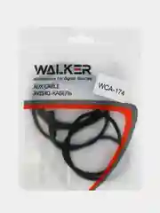 Синий aux кабель 3,5 х 3,5 мм WALKER WCA-174