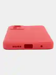 Красный чехол для Redmi Note 12S, Редми Нот 12С, силиконовый, матовый