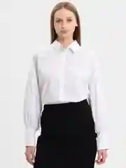 Белый рубашка   блузка женская