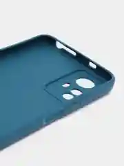 Темно-синий чехол для Redmi Note 12S, Редми Нот 12С, силиконовый, матовый