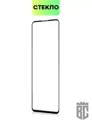 Защитное стекло BROSCORP для Tecno Camon 20 Premier с олеофобным покрытием и черной рамкой