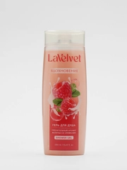 Гель для душа LaVelvet "Вдохновение", пленительный аромат малины со сливками