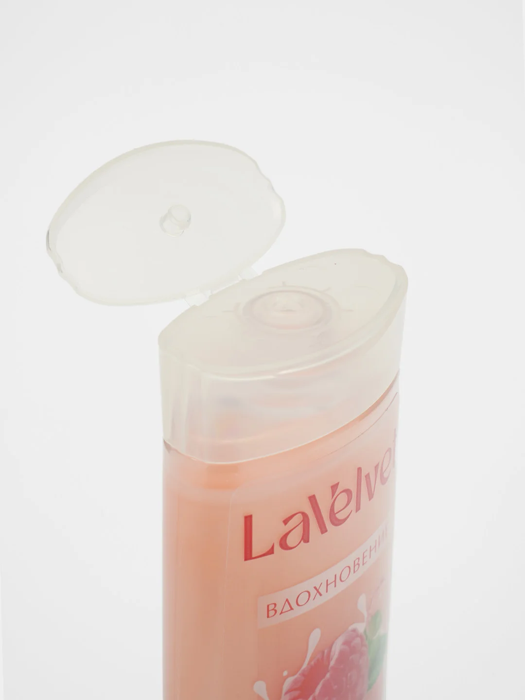 Гель для душа LaVelvet "Вдохновение", пленительный аромат малины со сливками