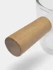 Соусник с деревянной ручкой, 100 мл, 6,5 х 10,5 х 5 см