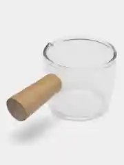 Соусник с деревянной ручкой, 100 мл, 6,5 х 10,5 х 5 см