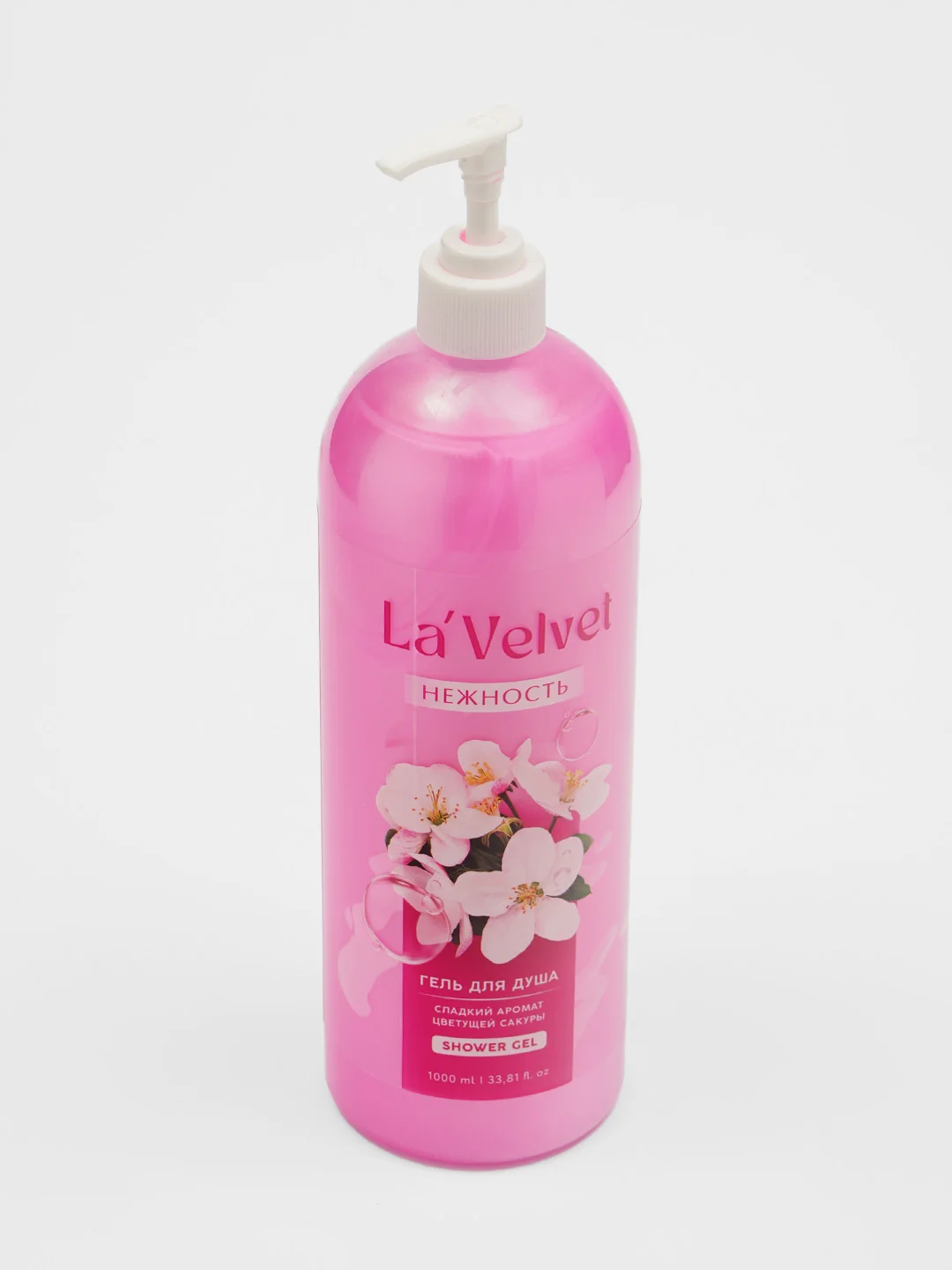 Гель для душа LaVelvet "Нежность", сладкий аромат цветущей сакуры
