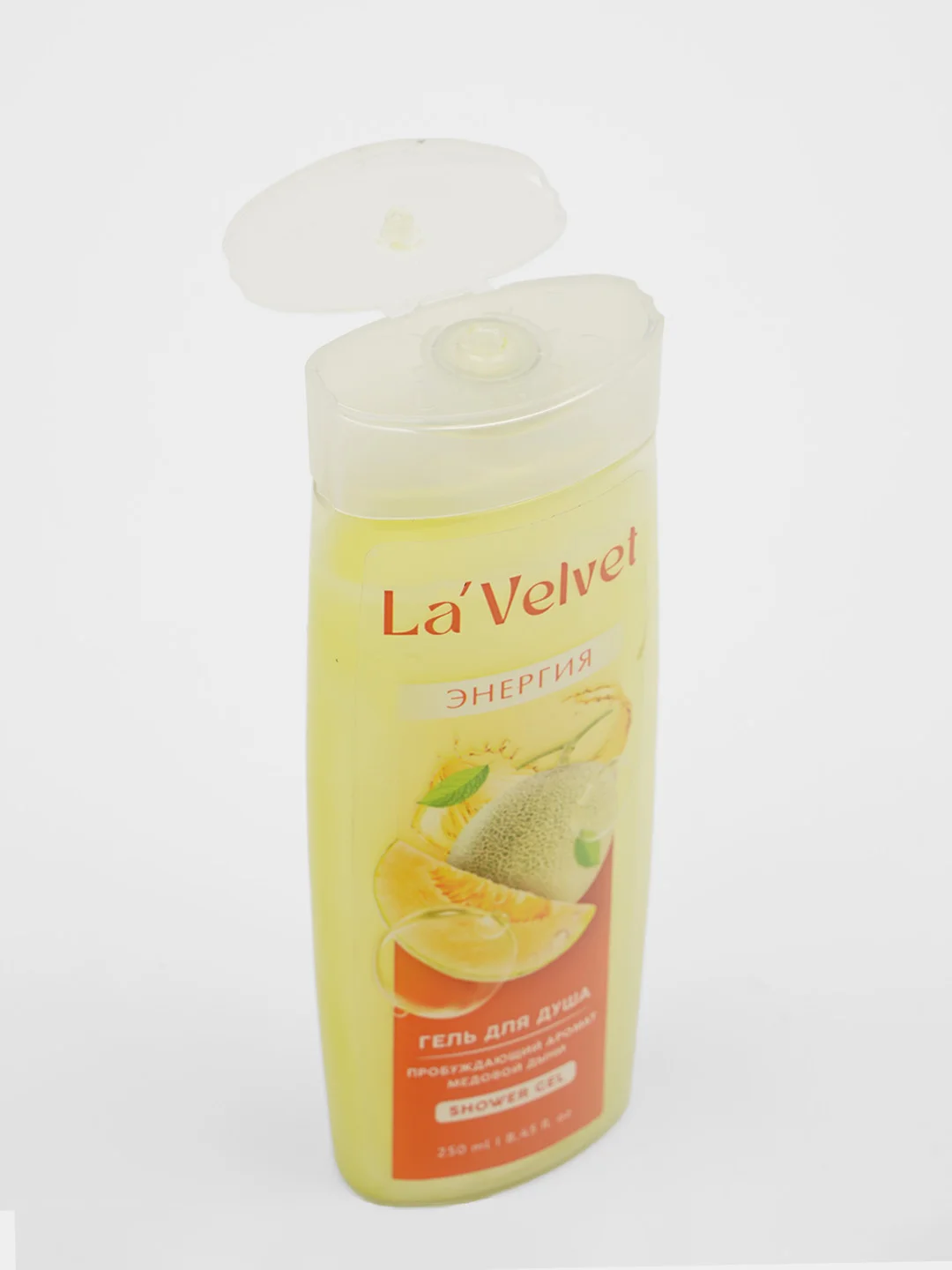 Гель для душа LaVelvet Энергия, пробуждающий аромат медовой дыни