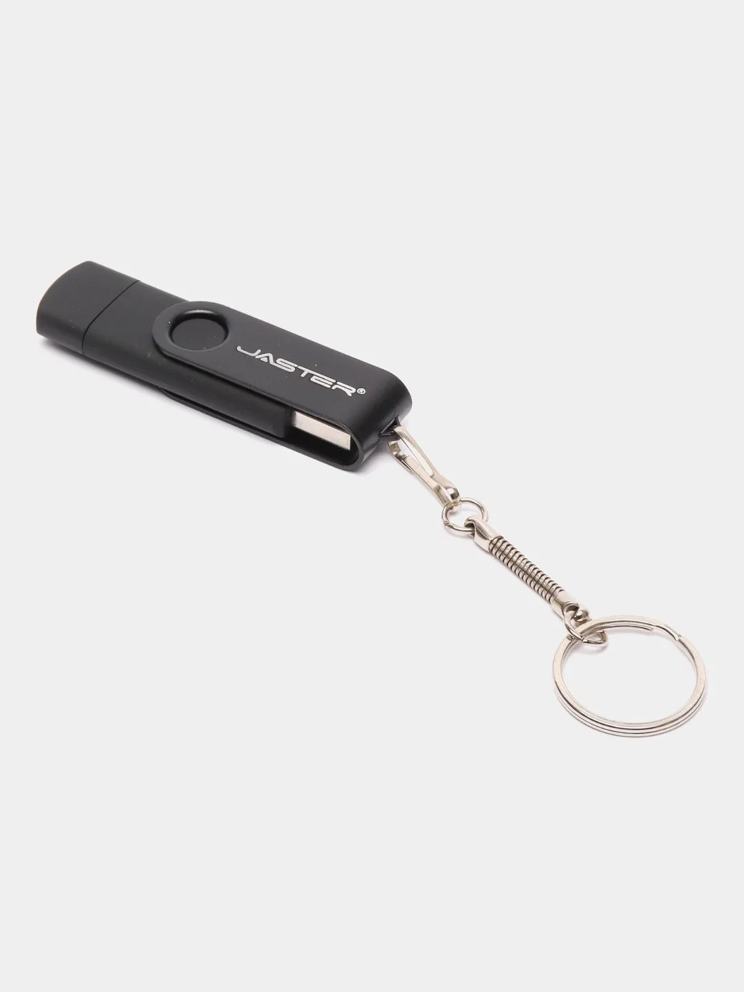 Черный usb флеш-накопитель 3 в 1 для телефона и ПК 8, 16, 32, 64, 128 Гб, флешка Jaster