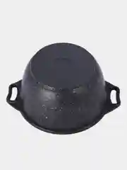 Кастрюля KUKMARA АП Темный мрамор, со стеклянной крышкой, 3 л