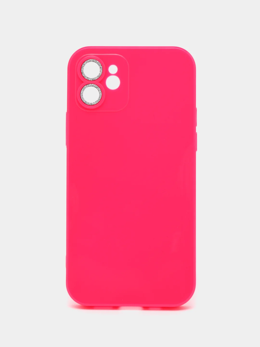 Розовый чехол для IPhone (Айфон) с защитой для камеры, 12, 13, 13 Pro, 14