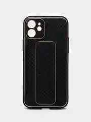 Черный чехол на iPhone c подставкой, 12, 13, 14