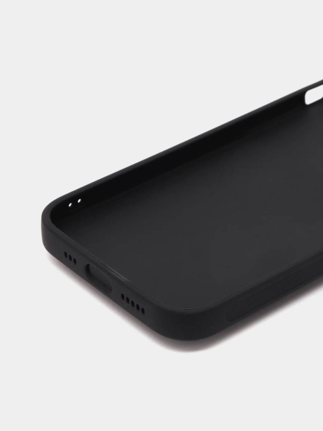 Черный чехол на iPhone c подставкой, 12, 13, 14