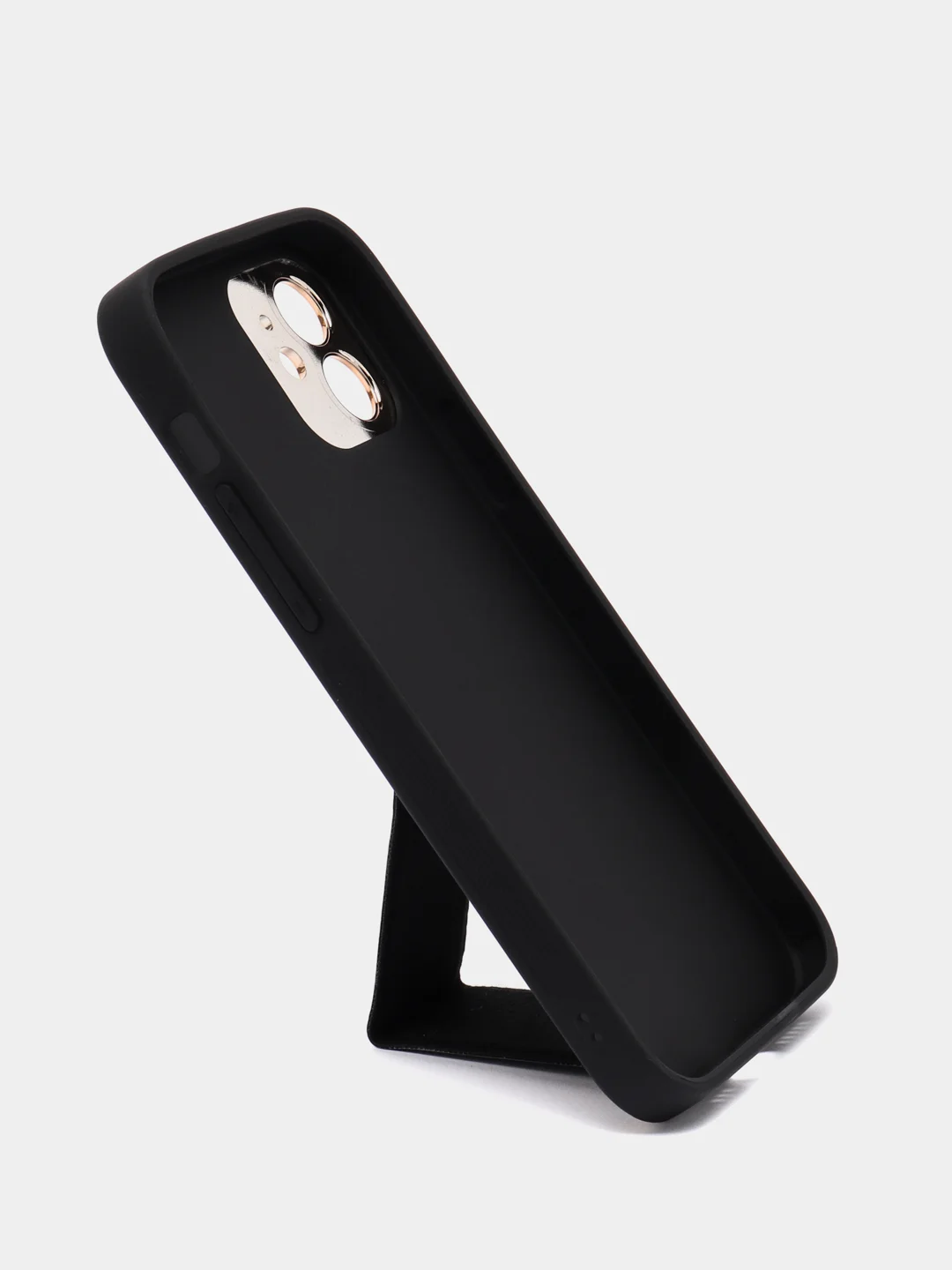 Черный чехол на iPhone c подставкой, 12, 13, 14