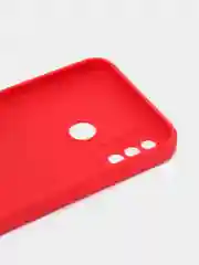Красный чехол силиконовый с принтом и защитой камеры для Tecno Spark 6 Go
