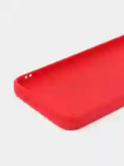 Красный чехол силиконовый с принтом и защитой камеры для Tecno Spark 6 Go