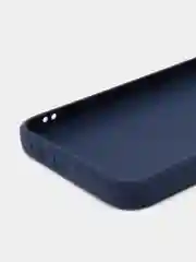 Синий чехол силиконовый с принтом и защитой камеры для Tecno Spark 6 Go