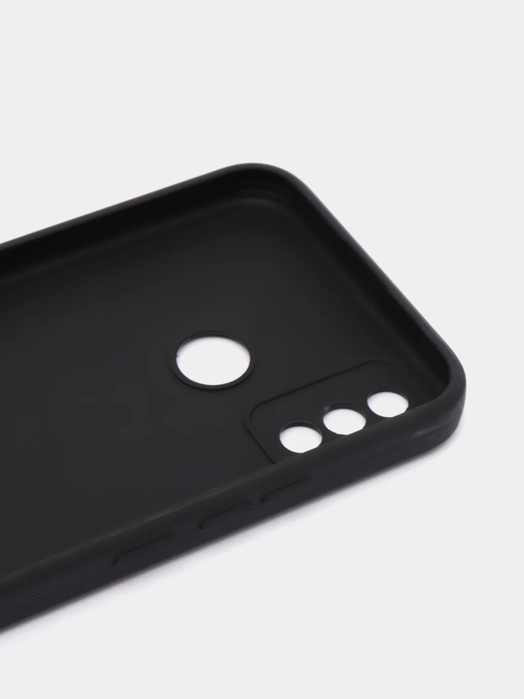 Терракотовый чехол силиконовый с принтом и защитой камеры для Tecno Spark 6 Go