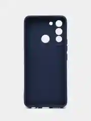 Тёмно-бирюзовый чехол силиконовый с принтом для Tecno POP 5 LTE