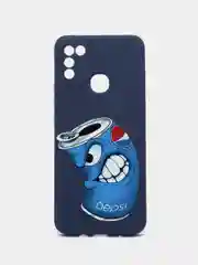 Аметистовый чехол силиконовый с принтом и защитой камеры для Infinix Hot 10 Play / Infinix Hot 11 Play