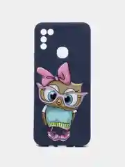 Пурпурный чехол силиконовый с принтом и защитой камеры для Infinix Hot 10 Play / Infinix Hot 11 Play