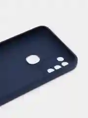 Синий чехол силиконовый с принтом и защитой камеры для Infinix Hot 10 Play / Infinix Hot 11 Play