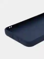 Темно-синий чехол силиконовый с принтом и защитой камеры для Infinix Hot 10 Play / Infinix Hot 11 Play