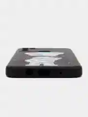 Угольный чехол силиконовый с принтом и защитой камеры для Infinix Hot 10 Play / Infinix Hot 11 Play