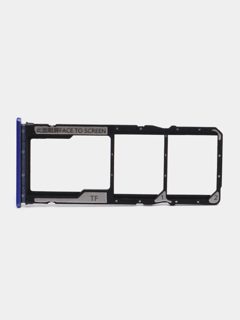 Синий держатель сим карты, сим лоток, контейнер SIM для Xiaomi Redmi 9
