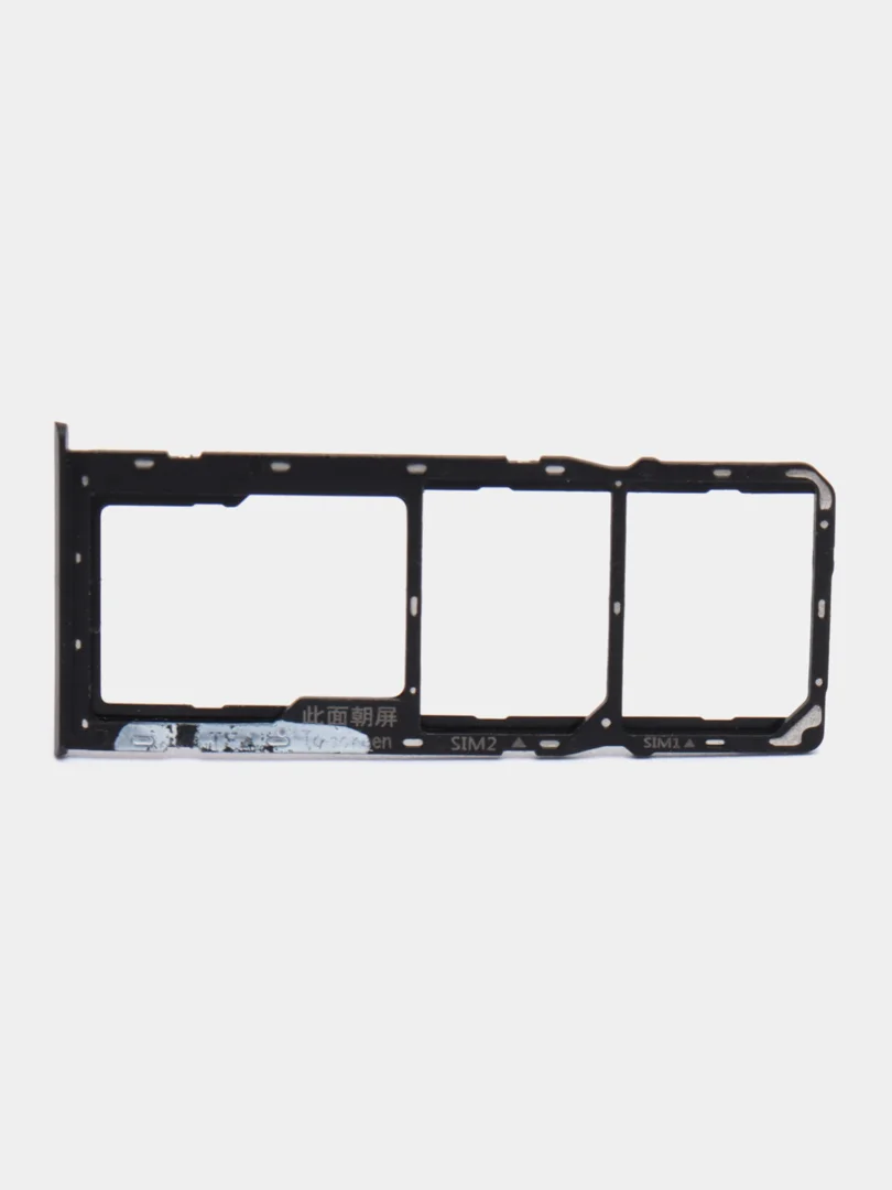 Черный держатель сим карты, сим лоток, контейнер SIM для Realme C21/ C21Y / C25S / C30 / C31/ C35