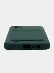 Зеленый силиконовый чехол для Realme C20/C11 2021, с карманом для карт, прозрачный