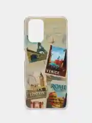 Золотистый хаки чехол Xiaomi Redmi Note 10, Redmi Note 10S, Poco M5s, Поко М5с, силиконовый, с рисунком