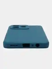 Темно-синий чехол для Realme C51, C53 / Реалми C51, С53 / Realme Note 50, силиконовый, матовый