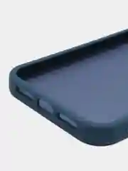 Пурпурный чехол матовый на iPhone 11, 14, 14 Pro, 14 Pro Max, 15 Pro, полупрозрачный, с глянцевой рамкой