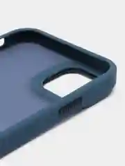 Пурпурный чехол матовый на iPhone 11, 14, 14 Pro, 14 Pro Max, 15 Pro, полупрозрачный, с глянцевой рамкой