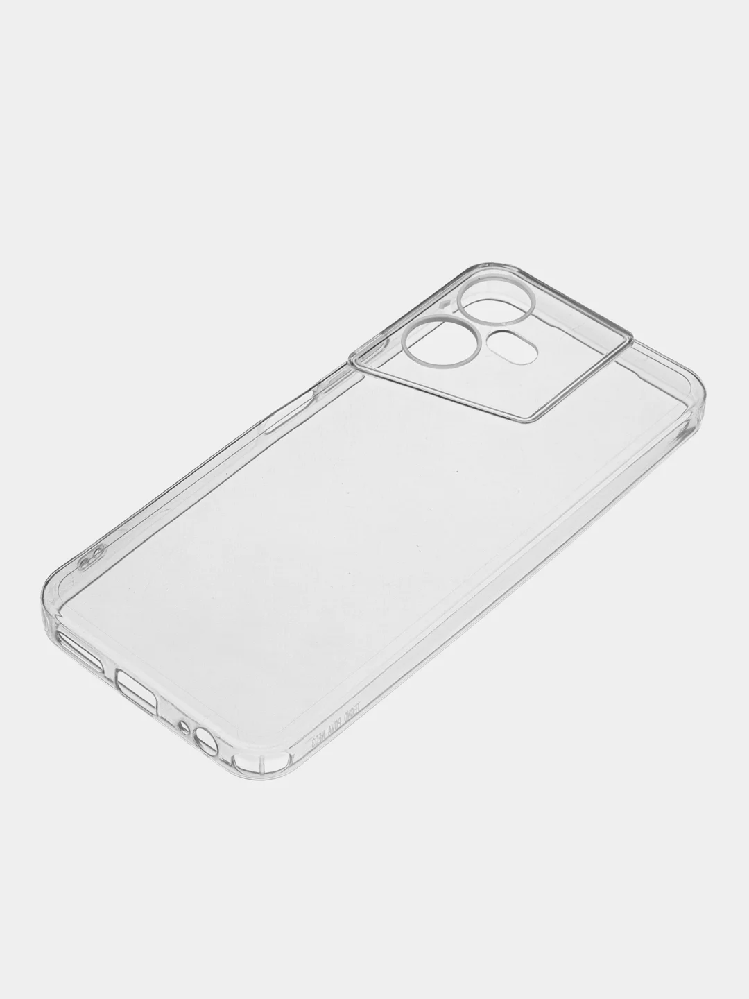 Чехол силиконовый Tecno Pova Neo 3( Текно Пова Нео 3), матовый, с защитой камеры