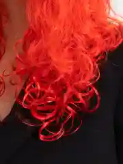 Медный парик Мальвины, волнистый