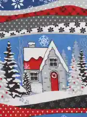 Ледяной полотенце кухонное из рогожки "Новый год"