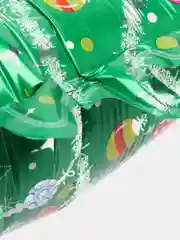 Зеленый новогодний фольгированный воздушный шар, шар под елку
