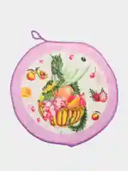 Лавандовый полотенце кухонное круглое из микрофибры, д.30 см