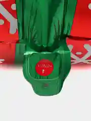 Алый новогодний фольгированный воздушный шар, шар под елку