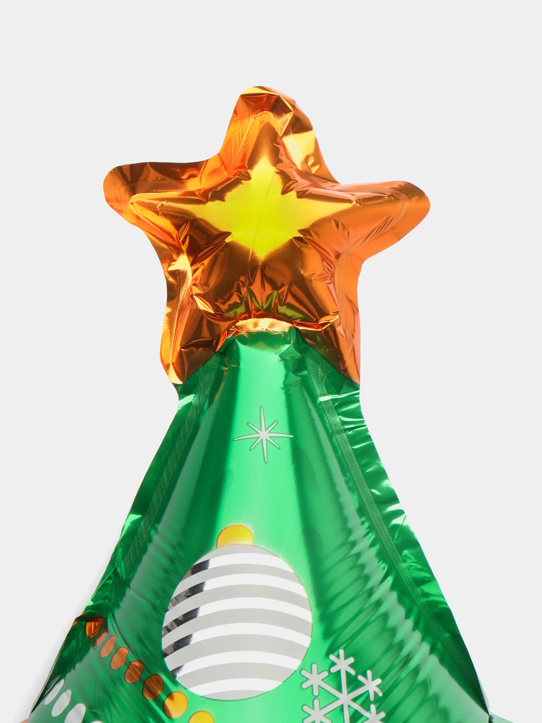 Лесной зеленый новогодний фольгированный воздушный шар, шар под елку