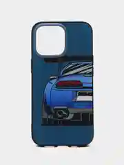 Синий чехол iPhone X/XS, 11, 12, 13, 14, Pro, Pro Max