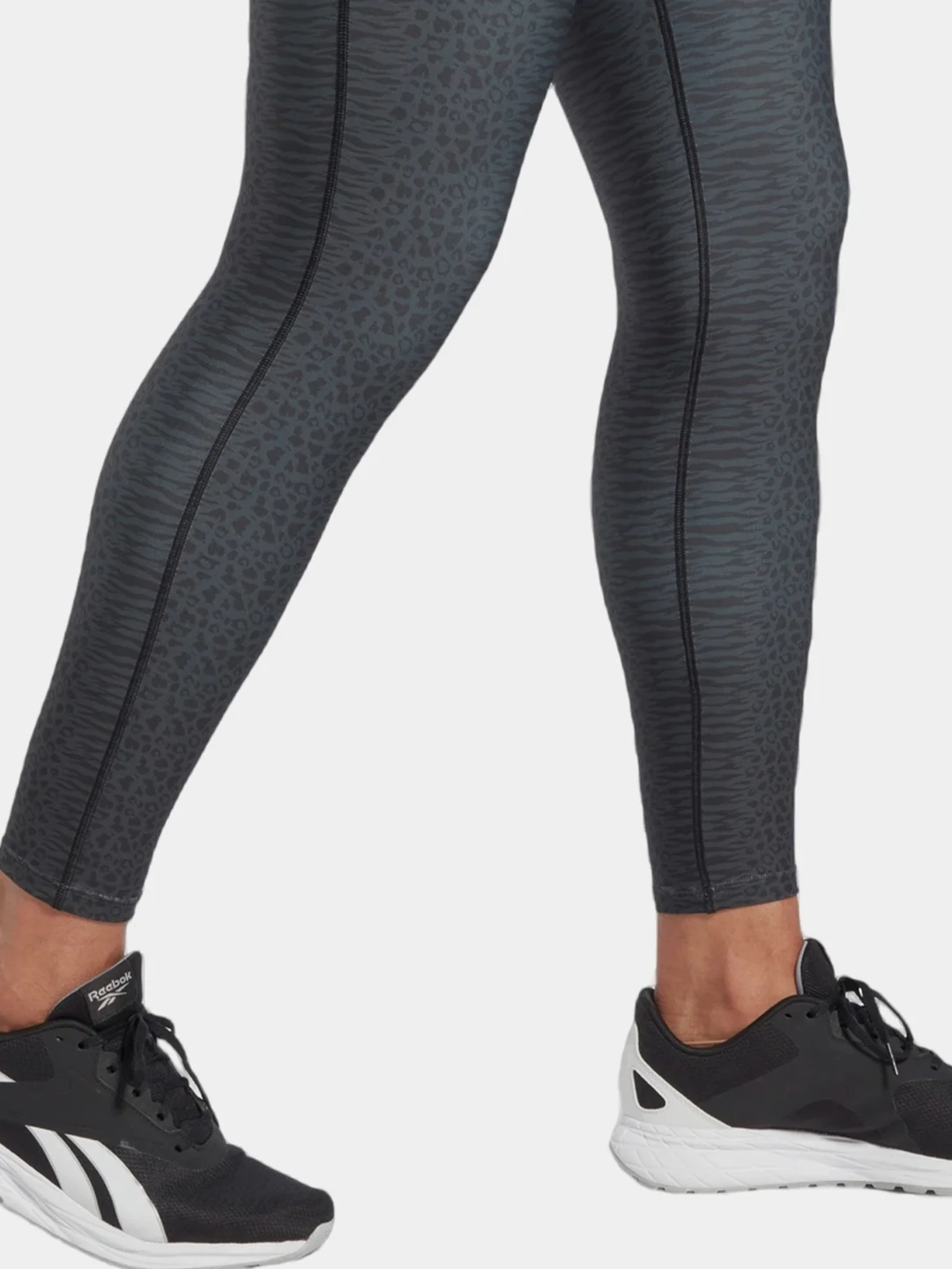 Черный брюки женские Reebok HS7776 Lux HR 2.0 MS Tight