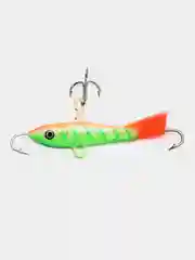 Салатовый балансир Rapala для зимней рыбалки Jigging Rap W3 GTU, 5 см, 6 г