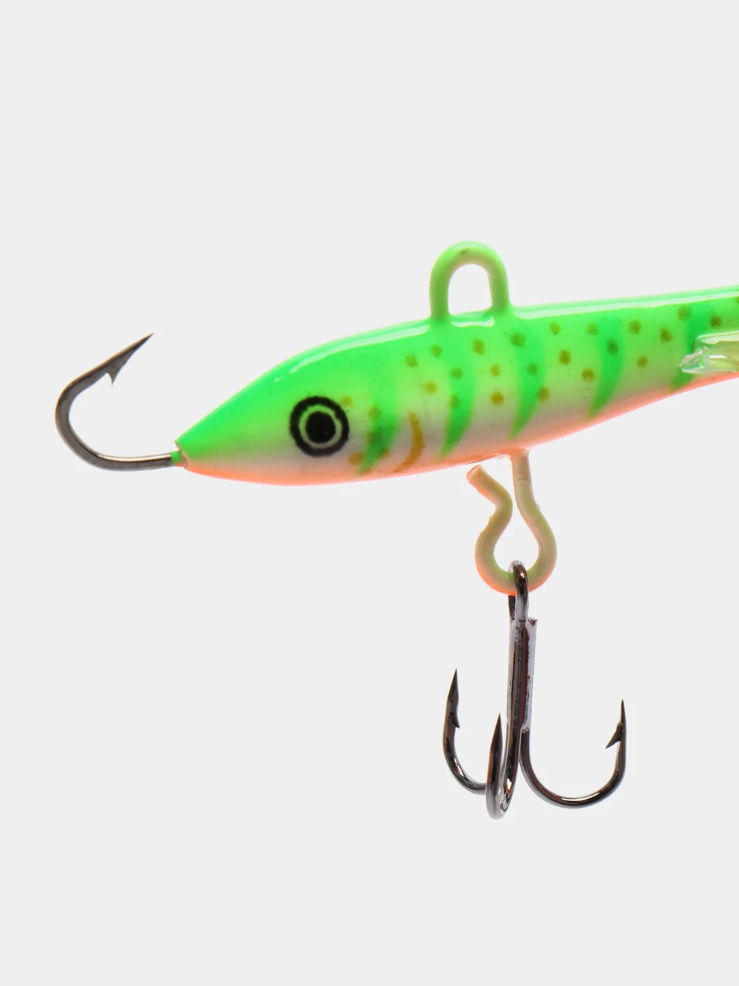 Салатовый балансир Rapala для зимней рыбалки Jigging Rap W3 GTU, 5 см, 6 г