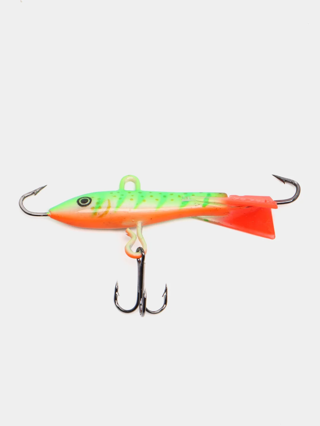 Салатовый балансир Rapala для зимней рыбалки Jigging Rap W3 GTU, 5 см, 6 г