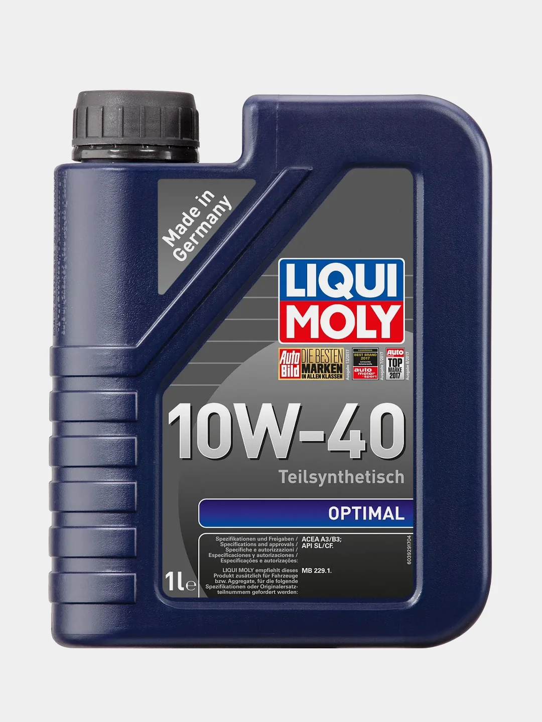 Полусинтетическое моторное масло Liqui Moly Optimal 10W-40