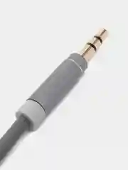 Кабель 3,5 мм mini Jack-mini Jack, 1 м, оплетка TPE, поворотный штекер, пластик